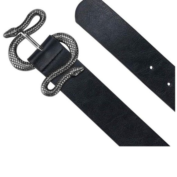 Vintage Snake Belt PU leather main image 6